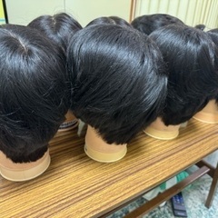 美容師国家試験カット済みウィッグ　20台の画像