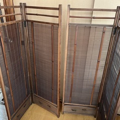 ついたて　昭和レトロの画像