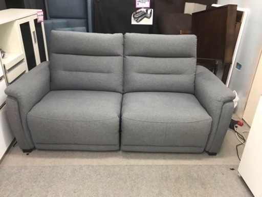 取引中　オススメ！　2人掛け　電動ソファ　程度良好　元値8〜9万　布　2P 家具屋