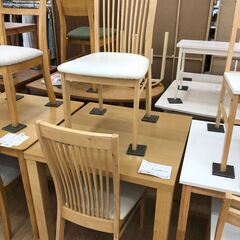 ★ジモティ割あり★  ダイニングセット2人用 ナチュラル H70×W80×D80 クリーニング済み KJ4726