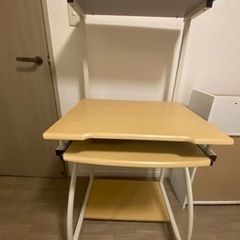 取引中 PCデスク オフィス用家具 机 ナチュラル