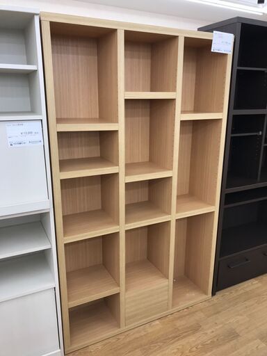 ★ジモティ割あり★  本棚 ライトブラウン H180×W110×D30 クリーニング済み KJ4731