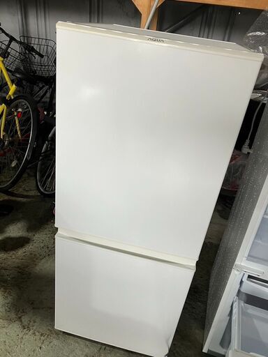 アクア 冷凍冷蔵庫 2ドア 126L AQR-E13J(W) 2020年製
