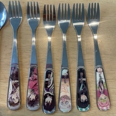 鬼滅の刃 フォーク＆スプーンセットの画像