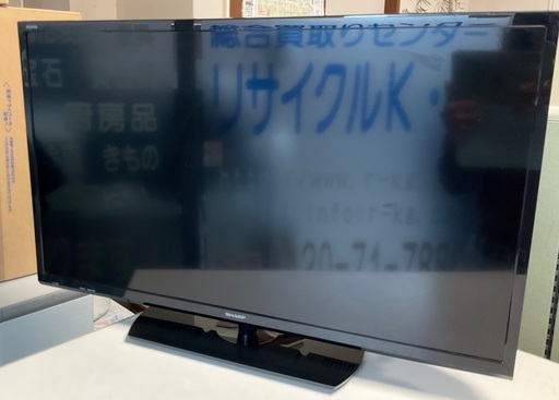【RKGTV-56】特価！シャープ/32型液晶テレビ/LC-32S5/中古品/2018年製