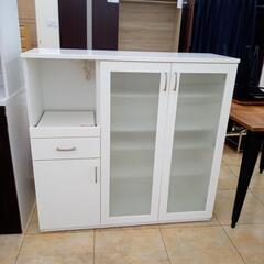 ★ジモティ割あり★  ミドルレンジボード ホワイト、グレー H115.3×D40.2×W119.5 クリーニング済み OJ3953