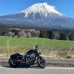 ツーリング　スポーツスターでビーナスラインを走り隊
