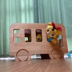 バス🚌のおもちゃ箱（木製）