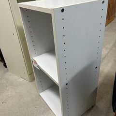 リサイクルショップどりーむ天保山店　No12391　カラーボックス　オシャレホワイト　人気商品　激安大特価　1人暮らし応援キャンペーンの画像