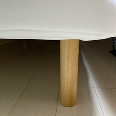 無印　足つき　マットレス　ベット　シングル　2台の画像