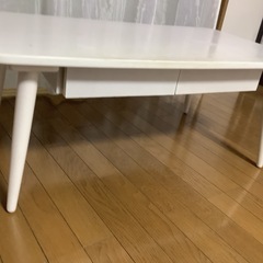 4/21まで！引出し付き　ローテーブル　ジャンクの画像