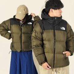 north face  ヌプシ　オリーブの画像