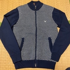 キャロウェイ　ゴルフ　ニットブルゾン+ルコックＴシャツ　服/ファッション メンズの画像