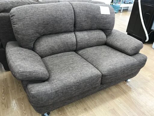 ★ジモティ割あり★ ニトリ 2人掛けソファ ブラウン H×W×D クリーニング済み KJ4744