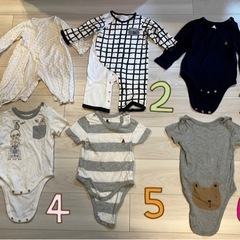 ベビー服　bebeべべbabygap 　ロンパース　ショートオー...