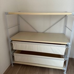 無印良品　スチールユニットシェルフ