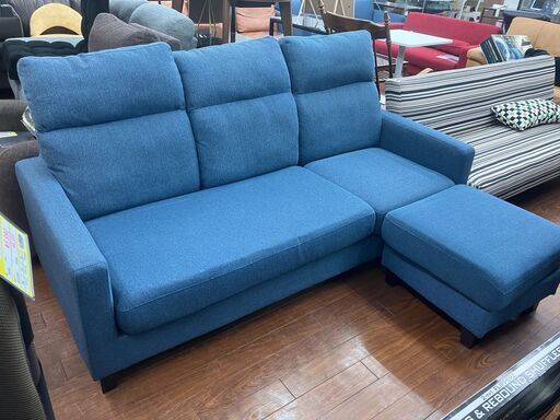 カウチソファ L字ソファ 大型家具 リビング家具 No.956● ※現金、クレジット、スマホ決済対応※