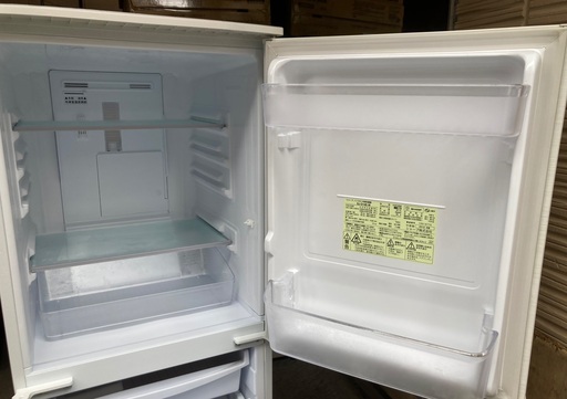 【RKGRE-316】特価！シャープ/137L 2ドア冷凍冷蔵庫/SJ-D14E-W/中古品/2019年製/当社より近隣無料配達！