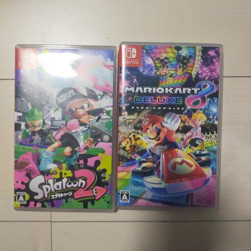 任天堂スイッチ マリオカート8DELUXEとスプラトゥーン2