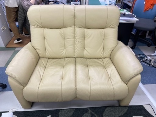 家具 ソファ 2人掛けレザー・ソファー