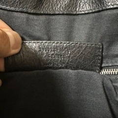 バレンシアガ　レザートートバッグの画像