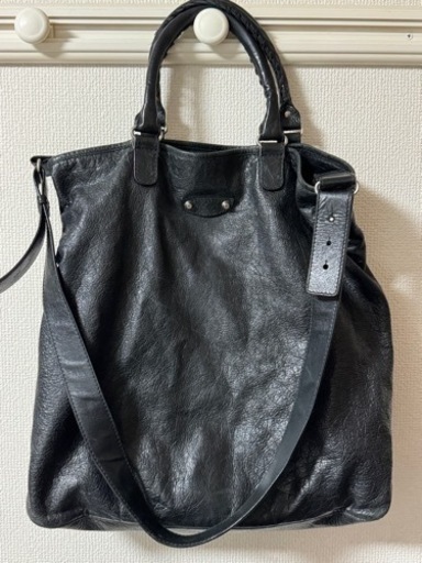 バレンシアガ　レザートートバッグ