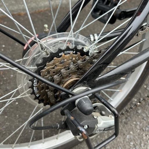 キャプテンスタッグ　変速付き折りたたみ自転車