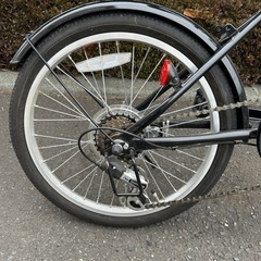 キャプテンスタッグ　変速付き折りたたみ自転車の画像