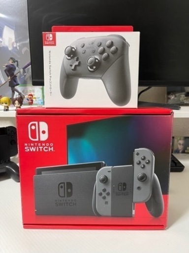 NintendoSwitch！バッテリー強化モデル！プロコンとソフト付き