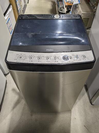 Haier 5.5kg 全自動洗濯機 JW-XP2C55F 2020年製 天板蓋使用感あり。