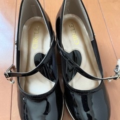 値下げ美品☆21cm 子供 黒い靴