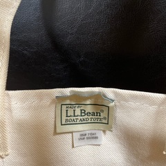 LＬBeanトート　イニシャルK キーホルダー付き　迷彩柄の画像
