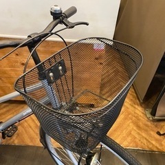 26インチ　自転車　シルバーの画像
