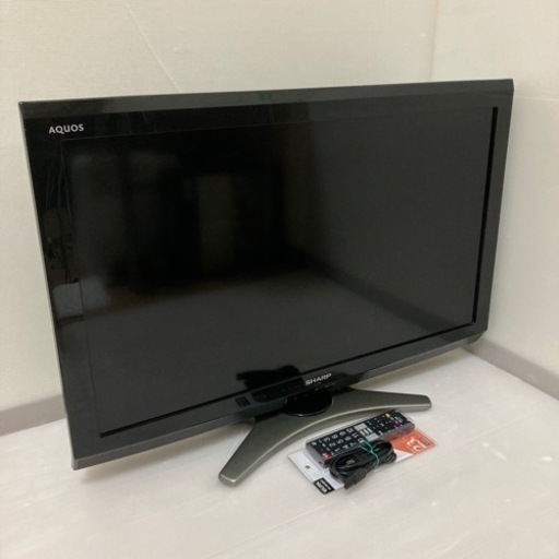 SHARP シャープ 32インチ液晶テレビ LC-32E8 AQUOS 初期化済み マルチリモコン B-CAS付き 動作品◇2011年製/J035-19