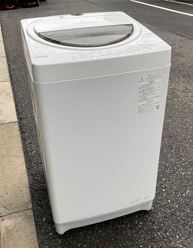 【RKGSE-144】特価！東芝/7kg/全自動洗濯機/AW-7G9BK/中古/2020年製/当社より近隣地域無料配達