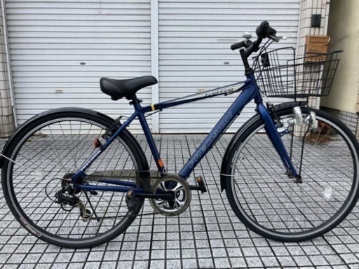 27インチ自転車】外装6段変速付 チェーン、前カゴ、サドル新品❗️若林