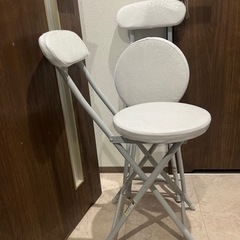 ２つセット　パイプ椅子　パイプチェア