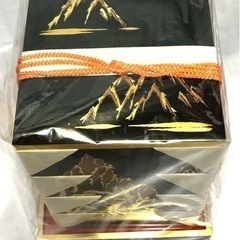未開封 ほぼ新品 雛人形 重箱 金 ひな人形 雛道具 雛飾りの画像