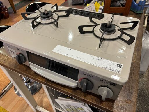 ✨安心の動作保証付✨リンナイ　2020年製　LPガス用/ガステーブル　KG34NBEL【愛市IFC050379-104】
