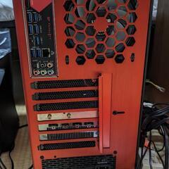 値下げ限界！自作ゲーミングPC Ryzen7/5700XT/32GB RAM/NVMe 500GB/水冷/850W GOLD 外付けBD付きの画像