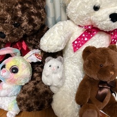 ぬいぐるみ5点セットの画像