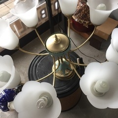 アンティーク フラワーシャンデリア