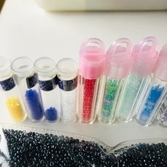 ビーズ　丸小　その他　テグス　スパンコールの画像