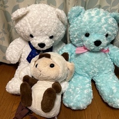 ぬいぐるみ3点