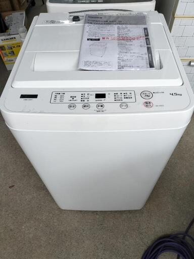 洗濯機　ヤマダセレクト　2022年製　4.5kg
