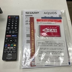 O2403-791 SHARP 液晶テレビ AQUOS 2T-C32AE1 2019年製 リモコン取説