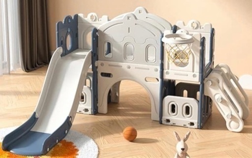 【新品・未使用品】ジャングルジム　滑り台　室内遊具　キャッスル　バスケットゴール　トンネル