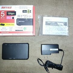 ５ポート スイッチングハブの画像