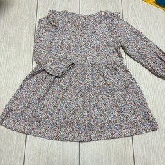 UNIQLO ベビー花柄ワンピース　80サイズ