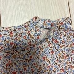 UNIQLO ベビー花柄ワンピース　80サイズの画像